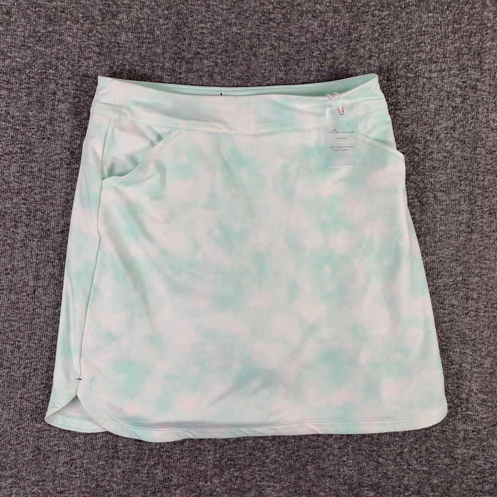 Peter Millar Skort Womens Small Green Tennis Golf Performance Stretch NEW